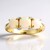 Anello in oro con Opale Bianco Brasiliano