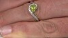 Anillo en plata con Esfena