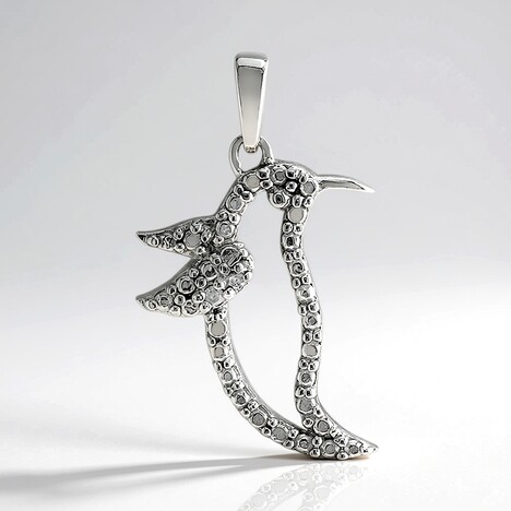 Ciondolo in argento con Diamante I2 (I)