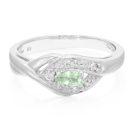 Anillo en plata con Turmalina Paraíba