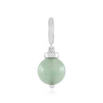 Colgante en plata con Aventurina verde (MONOSONO COLLECTION)