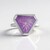 Anello in argento con Ametista Rose de France (MONOSONO COLLECTION)