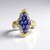 Anello in argento con Tanzanite (Gems en Vogue)