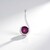 Pendentif en argent et Rhodolite de Naktamunda