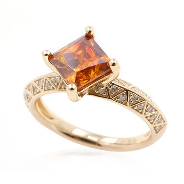 Sphalerit-Goldring (de Melo)