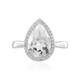 Bague en argent et Quartz blanc