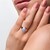 Zilveren ring met een blauwe opaal (KM by Juwelo)