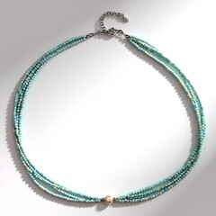Collana in argento con Emimorfite