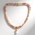 Collana in argento con Perla Ming color Pesca (TPC)