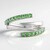 Anello in argento con Tsavorite della Tanzania (de Melo)
