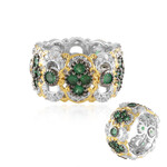 Sambia-Smaragd-Silberring (Gems en Vogue)