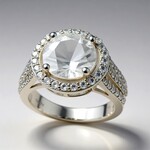 Anello in argento con Danburite