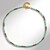 Champagne Diamond Silver Necklace (Riya)