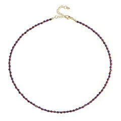 Collana in argento con Granato Mozambico