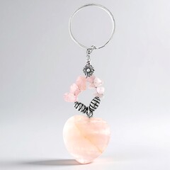 Accessorio in ottone con Quarzo Rosa