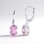 Orecchini in argento con Fluorite Rosa