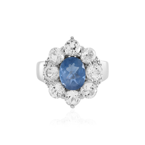 Farbwechsel-Fluorit-Silberring