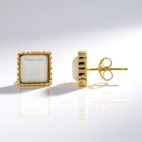 Orecchini in argento con Madreperla (Joias do Paraíso)