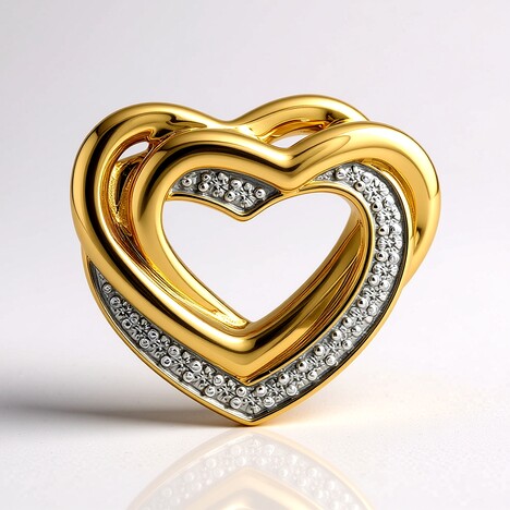 Ciondolo in oro con Diamante SI1 (G) (Annette)