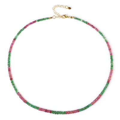 Collar en plata con Esmeralda de Brasil