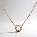 Collar en plata con Diamante rosa de Francia de Argyle VS1 (Annette)