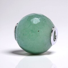 Ciondolo in argento con Avventurina Verde