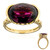 Anello in oro con Rodolite (CUSTODANA)