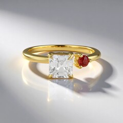 Anello in oro con Zircone