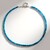 Collana in argento con Apatite Blu Neon