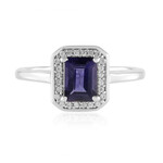 Anello in argento con Iolite