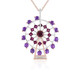Collana in argento con Rodolite (Gems en Vogue)