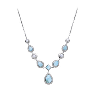Larimar-Silbercollier