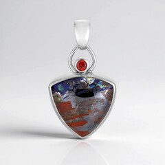 Ciondolo in argento con Zarinite