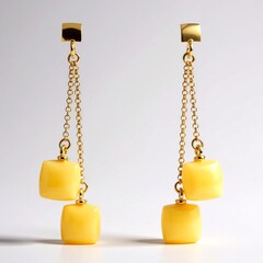 Orecchini in argento con Ambra Milky Baltica