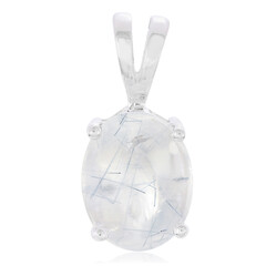 Mutuca-Rutilquarz-Silberanhänger