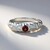 Anello in argento con Zircone Rosa
