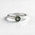 Anello in argento con Apatite Cromo