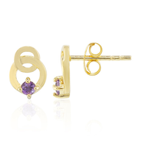 Amethyst-Silberohrringe