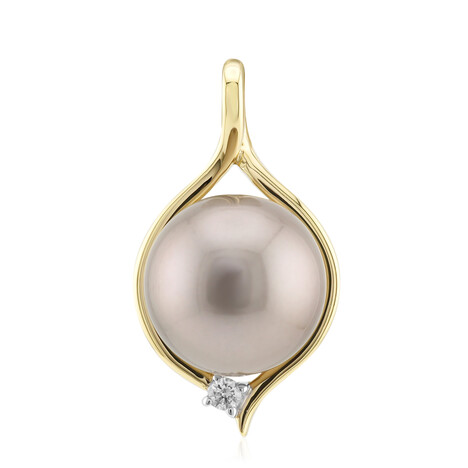 Ciondolo in argento con Perla Tahitiana (TPC)