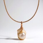 Collana in argento con Perla Ming (TPC)