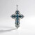 Ciondolo in argento con Cianite Blu Foglia di Tè
