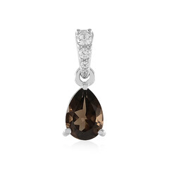 Ciondolo in argento con Quarzo Fumè