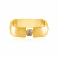 Anello in argento con Diamante Champagne I2 (de Melo Essence)