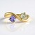 Anello in oro con Tanzanite (non riscaldata)