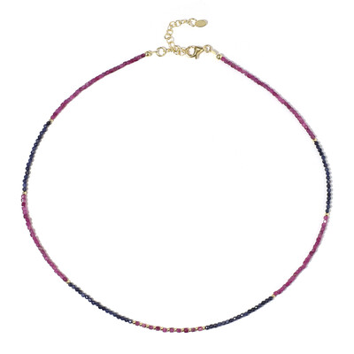 Mozambique Ruby Silver Necklace