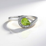 Anello in argento con Sfene