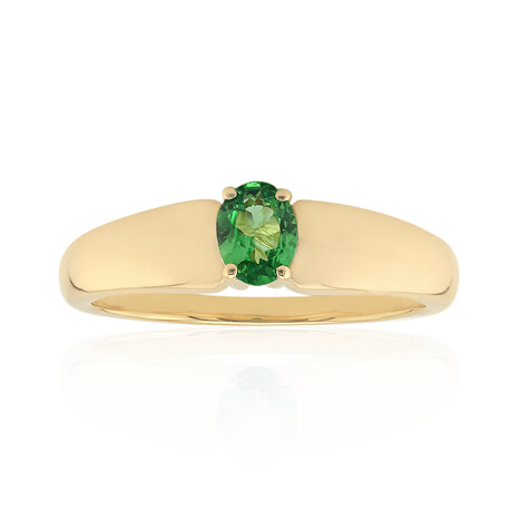 AAA-Kenianischer Tsavorit-Goldring