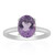 Anillo en plata con Amatista