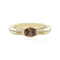 Bague en or et Diamant chocolat SI2 (de Melo)