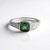 Anello in argento con Apatite Cromo